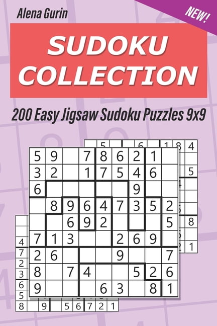 sudoku sudoku collection 200 easy jigsaw sudoku puzzles