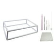 thumbnail image 1 of simhoa Quilt Frame Universal Silk Painting Needlepoint Tools Clip Frame Tool Desktop 40x60cm, 1 of 8