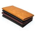 thumbnail image 2 of Genuine Leather Checkbook Cover ID Credit Card Long Wallet Holder, 2 of 10