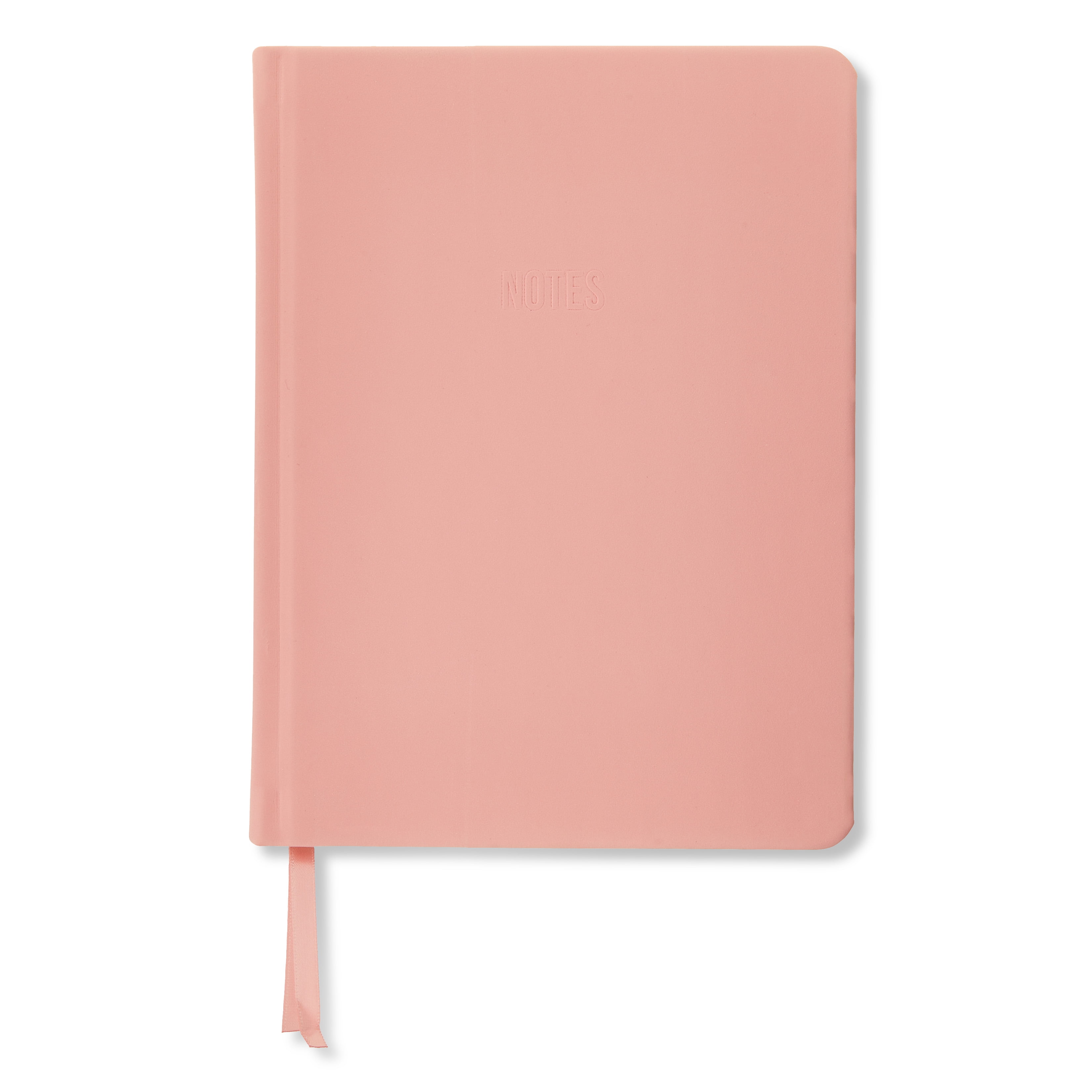 Pen+Gear Simulated Suede Journal, Peach Glaze, 6 in x 8 in, 160 Ruled Pages