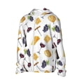 thumbnail image 5 of Sun Protection Shirts For Men/Women, Wine Cheese Grape Print Long Sleeve Fishing Outdoor Shirts, Sun Hoodie Jacket, 5 of 8