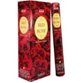 thumbnail image 5 of "Hem Precious Red Rose Agarbatti Pack of 12 Incense Sticks Boxes, 20gms Each, Traditionally Handrolled in India Aeromatic Natural Fragrance for Prayers,.., By Visit the HEM Store", 5 of 7