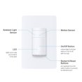 thumbnail image 3 of Kasa Smart Motion Sensor Switch, Single Pole, Needs Neutral Wire, 2.4GHz Wi-Fi Light Switch, Works with Alexa & Google Assistant, UL Certified, No Hub Required(KS200MP2),White,2-Pack, 3 of 5