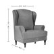 thumbnail image 3 of Cubierta de sofá Decdeal, funda de silla reclinable elástica, protector de muebles, funda de sofá de tela suave y elástica en gris., 3 of 6