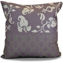 Simply Daisy 16" x 16" Scroll Dot Floral Print Outdoor Pillow
