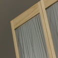 thumbnail image 3 of American Wood Reeds Glass Bifold Door, 24-in. x 80-in., Unfinished Pine, 3 of 7