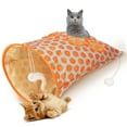 thumbnail image 1 of Bolsa para túnel para gatos NikouMX Bolsa plegable con bola de felpa, 1 of 8