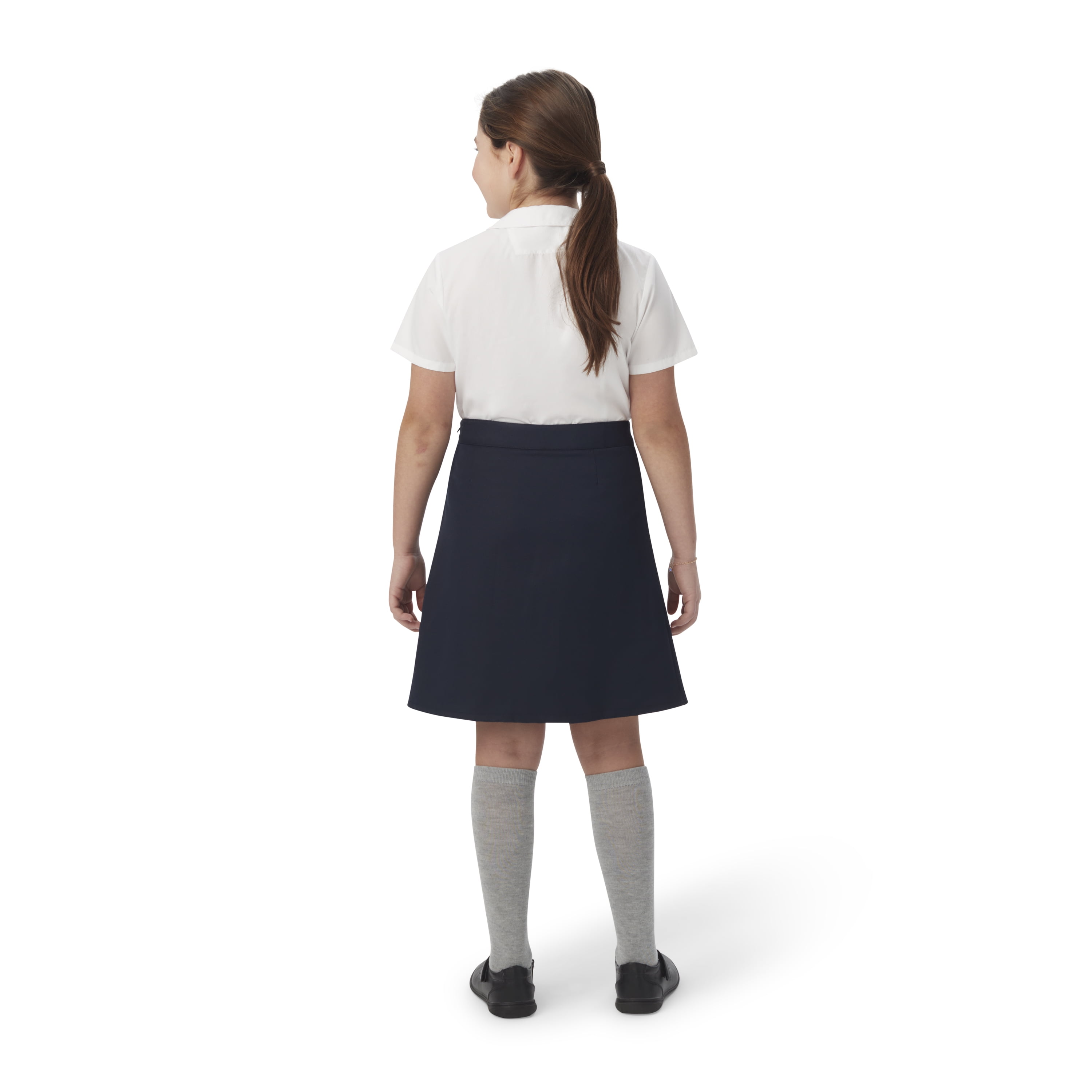 French Toast Girls School Uniform Adjustable Waist 2-Tab Scooter, Sizes 4-20 & Plus