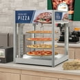 thumbnail image 5 of 24 in. Commercial Pizza Display Warmer for 18 in. Pies with 4 Rotating Racks in Stainless-Steel (KM-HPD4-18), 5 of 10