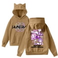 thumbnail image 1 of pop Huntrix Print Cat Ears Hoodie with De-mon Sweatshirt HUNTRX Trendy Pullover All-over Print Fashion Casual Long Sleeve Sweatshirt Pullover Casual Streetwear XL, 1 of 4