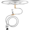 thumbnail image 4 of Ensemble d'Anneau de Feu au Propane Rond de 24 Pouces pour Bricolage et Mise à Niveau, Foyer au Propane, Acier Inoxydable 304 Robuste, Usage Intérieur et Extérieur, 4 of 8