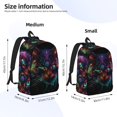 thumbnail image 3 of Yiaed Futuristic Cat Warrior Print Backpack, Premium Laptop Backpack, Travel Backpack for Women, Lightweight Backpacks, Comfortable Back Pack-Medium, 3 of 7