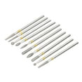 10Pcs Nail Drill Bits Milling Burr Grinder Multi Shape Removal