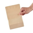 thumbnail image 4 of Bag Tek Kraft Plastic Medium Window Bag - Heat Sealable - 8" x 5" x 1 3/4" - 100 count box, 4 of 10