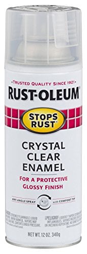 Rust-Oleum 7701830 Stops Rust Spray Paint, 12-Ounce, Gloss Crystal Clear