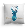 thumbnail image 1 of Watercolor Christmas Throw Pillow Cover Cushion Case for Sofa Couch 18" x 18" Inch ，4PCS,Pattern 1, 1 of 4