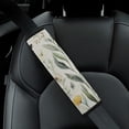 thumbnail image 5 of WYYP Flowers Butterflies Arts and Crafts Movement Car Seat Belt Pad Cover Ideal for Car Interior Accessories 2Pcs, 5 of 6