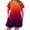Watermelon Red, variant on Qiopertar Plus Size Jumpsuit for Women Casual Loose Puff Sleeve Romper Gradient Print with Pockets Summer Beach Vacation Oversized Shorts, Green L