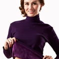 thumbnail image 3 of Qarigey Camisa térmica, suministros para mujeres, ropa de abrigo, parte ajustada, lencería larga, lavable, gruesa, accesorio de Prendas para la parte del cuerpo Negro L, 3 of 6