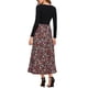 thumbnail image 3 of Vestido Maxi de Patchwork Vintage Inspire Chic para Mujer, Vestido de Fiesta de Cuello Cuadrado L Negro Rojo, 3 of 6