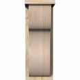 thumbnail image 2 of 8"W x 10"D x 22"H Carmel Rough Sawn Corbel w/Backplate, Douglas Fir, 2 of 9