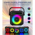 thumbnail image 4 of Karaoke Machine Gesnada Subwoofer Bluetooth 40 W, 6 pulgadas, 2 micrófonos, 4 of 7