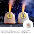 thumbnail image 3 of Air Humidifier Aroma Flame Mist Aromatherapy Water Spayer Aromatherapy Night Light Diffuser Silicone Water Mists Humidification Tools Office White, 3 of 9