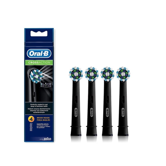 Pour Oral B EB50 Têtes de Brosse à Dents de Rechange à Action Croisée, Lot de 4