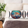 thumbnail image 4 of Disketp Sea Turtle In Coral Satin Pillowcase For Hair And Skin - Satin Pillow Cases Standard Size 20x30 Inches With Zipper,Gifts For Women Men, 4 of 8