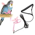 thumbnail image 3 of M Buder Arnés de Entrenamiento de Vuelo para Pájaros Pequeños Correa Ajustable Nylon Resistente Color Rosa Talla S (15 cm / 5.9 inches), 3 of 9