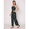 thumbnail image 4 of HERE&NOW Women's Printed Jump Suit Dress Sleeveless Casual Strappy Summer Wear Slip On Attched Top And Bottom Set, 4 of 7