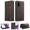 thumbnail image 1 of Wallet Case for Galaxy S20 Credit Card Holder,  [RFID Blocking] [Shockproof Interior Case] PU Leather Folio Kickstand Magnetic Flip Folding Cover Compatible with  Samsung Galaxy S20,Brown, 1 of 14