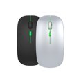 thumbnail image 2 of 2.4G Portable RGB Color Light Mute Wireless Bluetooth-compatible Mouse PC/Laptop Accessory - Silver, 2 of 5