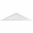 thumbnail image 3 of Ekena Millwork GVPTR82X2101SF Triangle Surface Mount PVC Gable Vent, Factory Primed White, 3 of 4