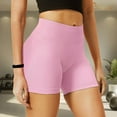 thumbnail image 2 of JASGOOD Women Yoga Shorts High Waist Butt Lifting Workout Short Breathable Fitness Running Gym Shorts, 2 of 7