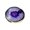 Purple, variant on Round Drink Rest Agate Stone Cup Mat Single Piece for Tabletop Placement on Desk, Coffee Table, or Tea Corner Use