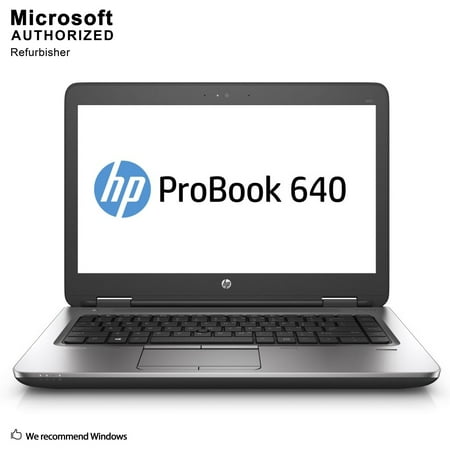HP ProBook 640 G2 14.0 Laptop, Intel Core I7-6600U 2.6Ghz, 16G DDR4, 512G SSD, Webcam, DP, VGA, USB 3.0, Windows 10 Pro 64 Bit-Multi-Language(EN/ES/FR) Used Grade A