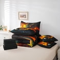 thumbnail image 5 of Homewish Ancient Dragon Lover Bedding Comforter Set 7pcs, Animal Play Billiards King Bedding Sets, Teens Kids Boys Girls Reversible Bed Sheets, Luxury Bedroom Decor, 5 of 7