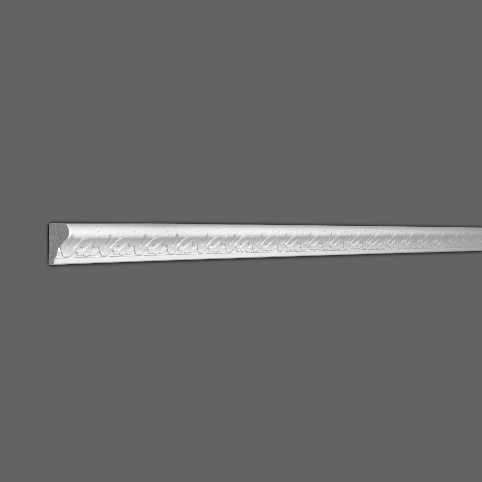 RPS-3307 H: 1-3/8" x Proj: 7/8" x L: 8' x Design Repeat: 2-1/4" Primed White Polymer Panel Moulding (8 Pack/62+Feet) - image 5 of 5