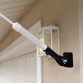 thumbnail image 3 of NICEXMAS 1Set Adjustable Flag Pole Holder Aluminium Alloy Black for Wall Mountable Outdoor Use 6.5x5.9in, 3 of 8