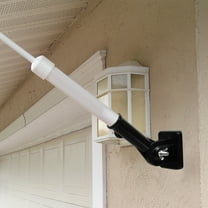 ROSENICE Adjustable Flag Bracket Holder 1Set Metal Flag Pole Bracket Aluminium Alloy for Garden Flags 6.5x5.9in