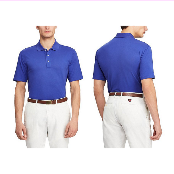 royal blue golf shirt