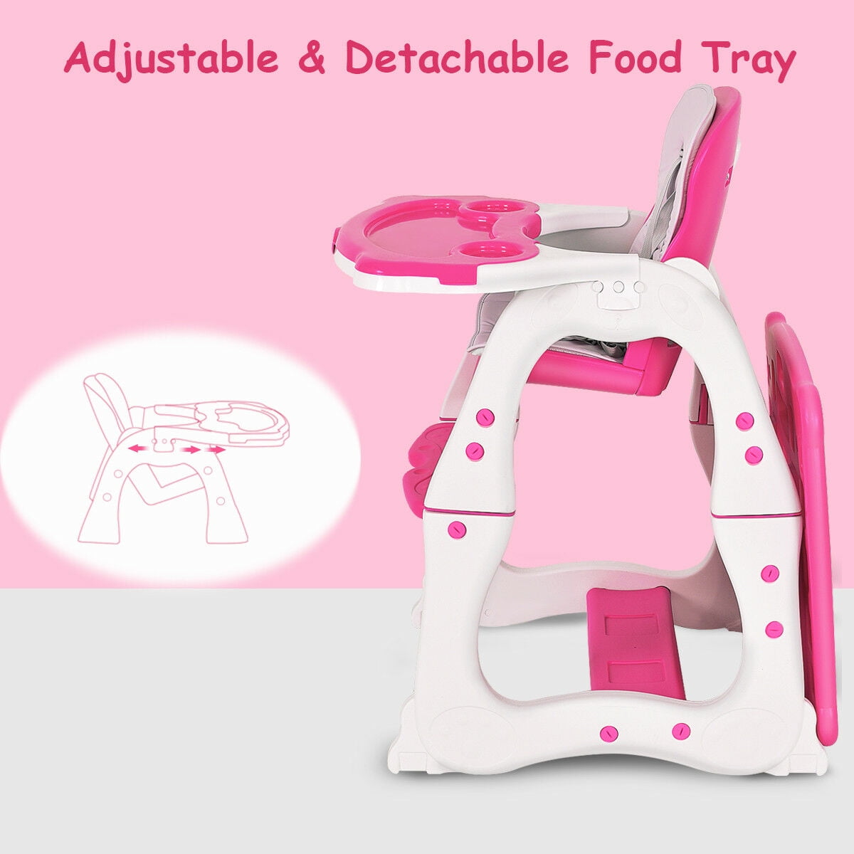 costway 3 in 1 baby high chair