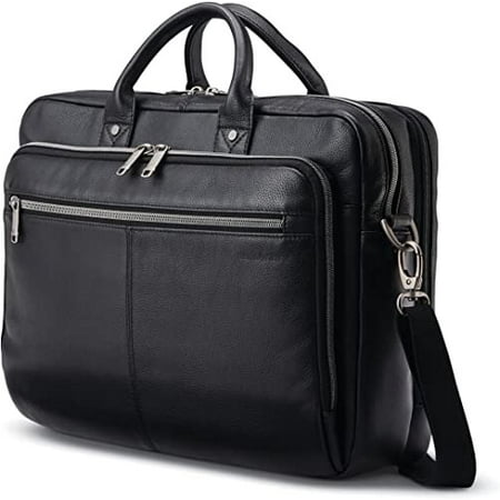 UPC 043202878916 product image for Samsonite BLACK Classic Leather 15.6  Toploader Briefcase | upcitemdb.com