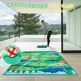 Sticky Golf Game Pro Practice MatGolf Balls Chip Games Mat Net Set for