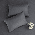 thumbnail image 3 of DBOZE Luxury Bed Sheet Set – Super Soft 1800 Series Microfiber Sheets, 16-Inch Deep Pocket, Wrinkle Resistant & Hypoallergenic, 4-Piece Set,Dark Gray,Queen, 3 of 5