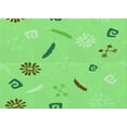 thumbnail image 1 of Ahgly Company Indoor Rectangle Patterned Emerald Green Area Rugs, 7' x 9', 1 of 6