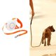 thumbnail image 4 of Correa para perros retráctil resistente, automática, para mascotas, Rojo naranja Gloria correas de mascotas, 4 of 7