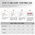 thumbnail image 4 of Beautlace 3 PCS 925 Sterling Silver Stackable Rings Set,CZ Wedding Pear Band Rings for Women Size8, 4 of 10