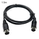 thumbnail image 1 of Cable DIN de 1,5 m y 8 pines - macho a macho de alto rendimiento para línea de extensión MIDI, 1 of 10